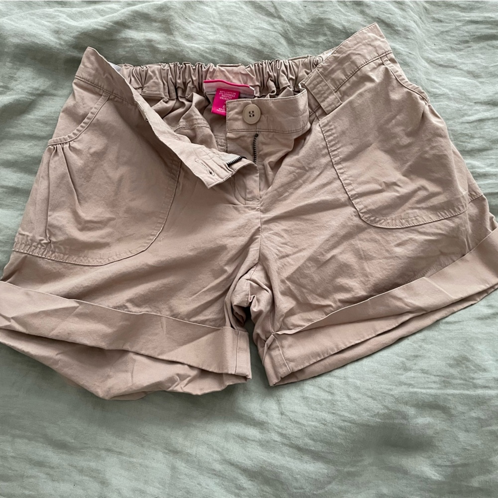 Maternity Tan Shorts